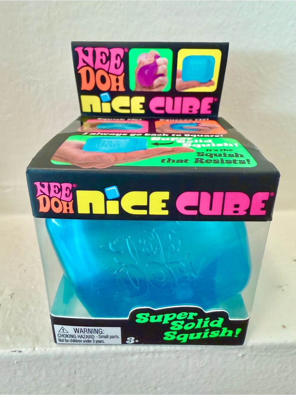 100% AUTHENTIC Nee Doh Nice Cube Super Solid Squish - Brand new, unopened!